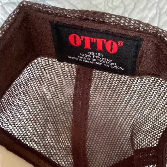 Otto Brown and Cream Trucker Hat - Picture 3 of 4